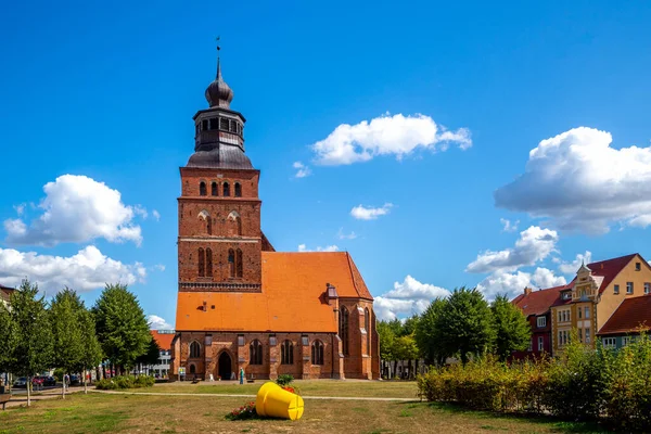 德国梅克伦堡Vorpommern Malchin历史教堂 — 图库照片