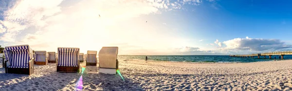 Hermosa Playa Prerow Mecklemburgo Vorpommern Alemania — Foto de Stock