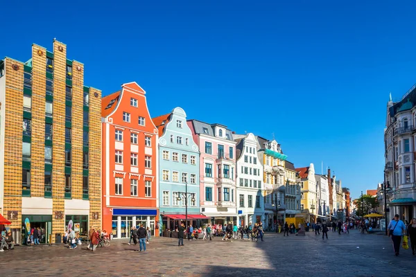 Market Rostock Mecklenburg Vorpommern Germany — 스톡 사진