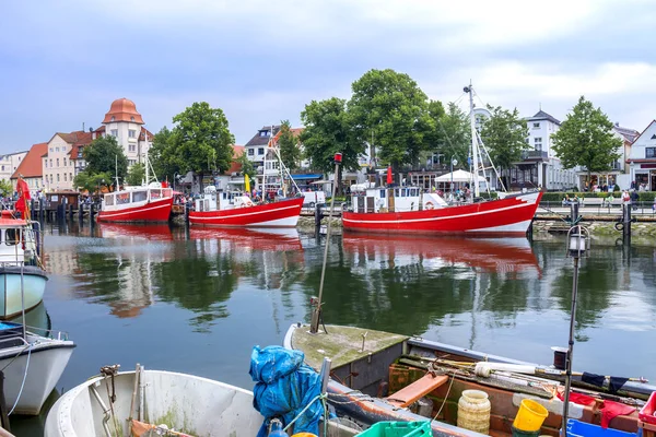 Marina Warnemuende Rostock Mecklemburgo Vorpommern Alemania — Foto de Stock