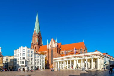 Pazar, Schwerin, Mecklenburg Vorpommern, Almanya 