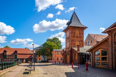 Tarihsel şehir Teterow, Almanya 