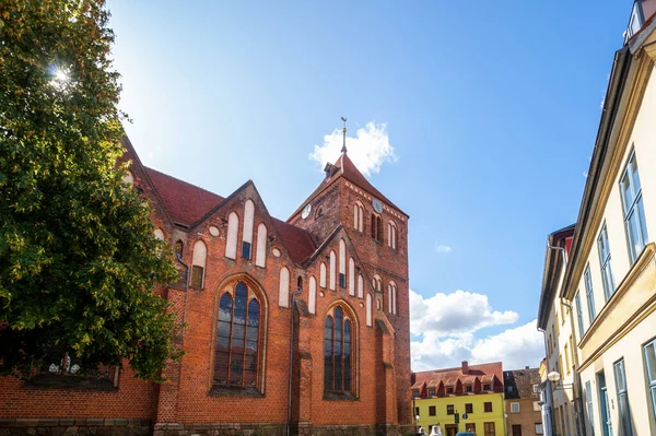 Iglesia Teterow Alemania — Foto de Stock