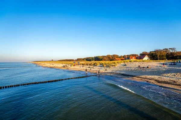 Playa Wustrow Mar Báltico Alemania — Foto de Stock