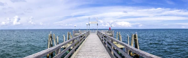 Praia Wustrow Mar Báltico Alemanha — Fotografia de Stock