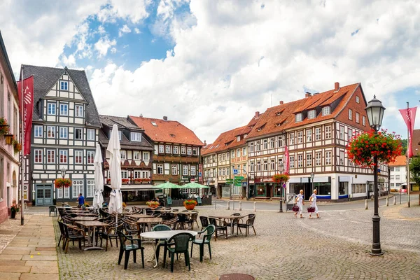 Bad Gandersheim Történelmi Városa Németország — Stock Fotó