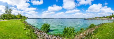 Lake, Bad Zwischenahn, Lower Saxony, Almanya 