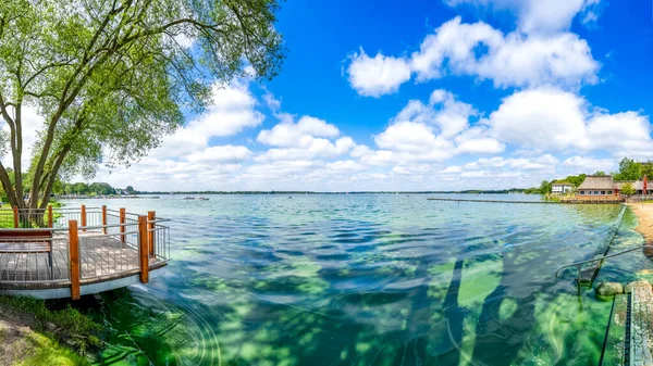 Lake Bad Zwischenahn Baixa Saxónia Alemanha — Fotografia de Stock