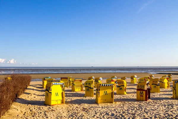 Beach Cuxhaven Lower Saxony Germany — Stock Photo, Image