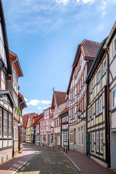 Timberhuizen Hameln Duitsland — Stockfoto