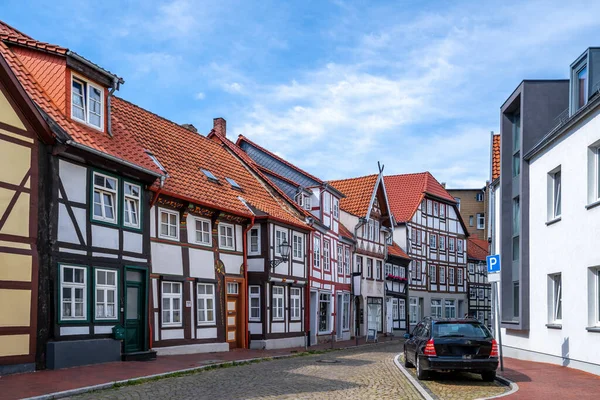 Timberhuizen Hameln Duitsland — Stockfoto