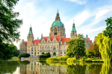 Hannover, belediye binası, Almanya 