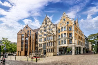 Hannover 'daki Woodmarket, Aşağı Saksonya, Almanya 