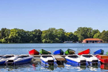 Hannover 'de Maschsee, Aşağı Saksonya, Almanya 