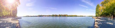 Hannover 'de Maschsee, Aşağı Saksonya, Almanya 