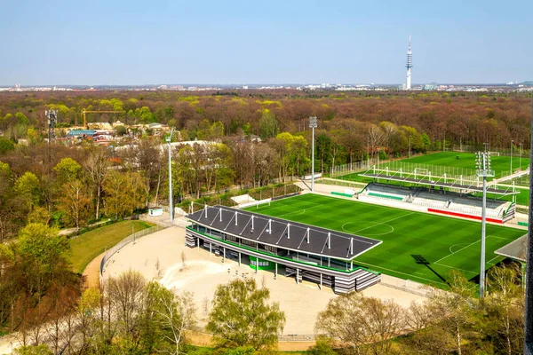 Estádio Futebol Brandenburg Alemania — Fotografia de Stock