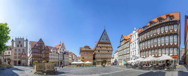 Pazar Yeri Hildesheim Aşağı Saksonya Almanya — Stok fotoğraf