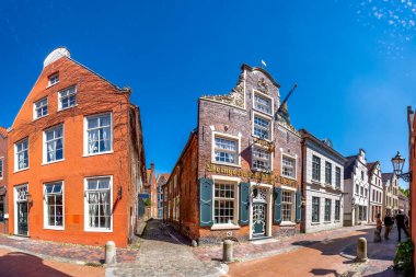 Tarihsel şehir Leer, Aşağı Saksonya, Almanya 