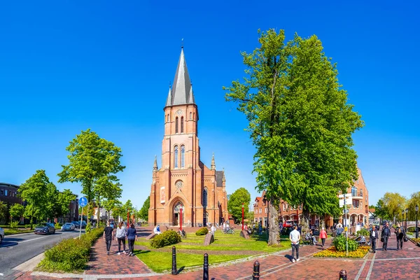Kerk Papenburg Nedersaksen Duitsland — Stockfoto
