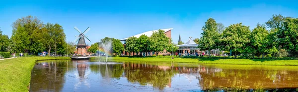 Windmill Papenburg Dolní Sasko Německo — Stock fotografie