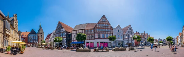 Mercado Stadthagen Baixa Saxónia Alemania — Fotografia de Stock