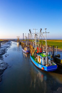 Wremen 'de deniz kenarı, Aşağı Saksonya, Almanya 