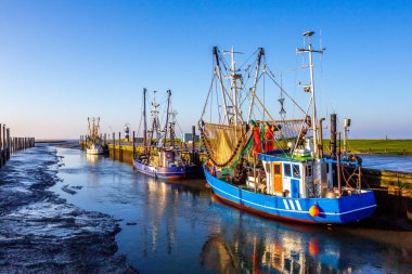 Wremen 'de deniz kenarı, Aşağı Saksonya, Almanya 