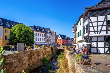 Kötü Muenstereifel Pazarı, Eifel, Almanya 