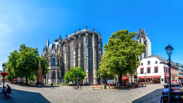 Cathedral Aachen Nordrhein Westfalen Alemanha — Fotografia de Stock