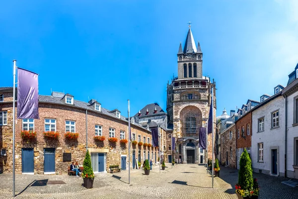 Kathedraal Aken Nordrhein Westfalen Duitsland — Stockfoto