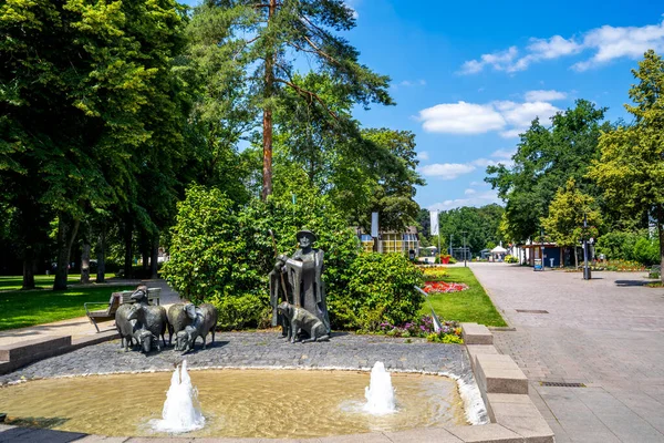 Veřejný Park Bad Lippspringe Nordrhein Westfalen Německo — Stock fotografie