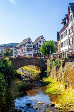 Kötü Muenstereifel Pazarı, Eifel, Almanya 
