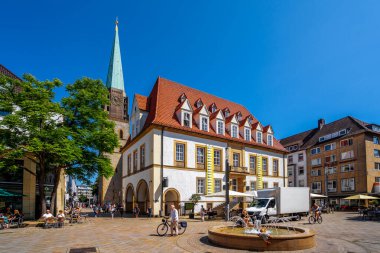Bielefeld 'deki kilise, Nordrhein-Westfalen, Almanya 