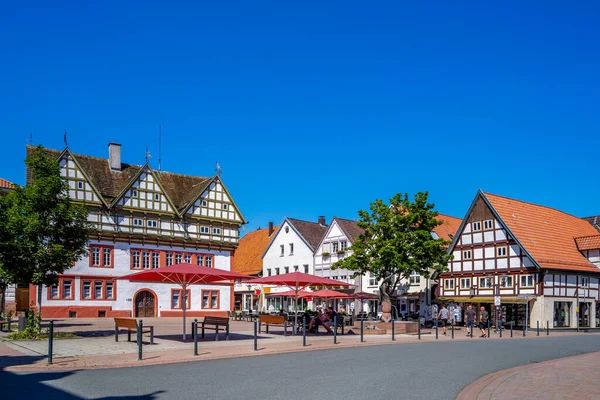 Marknaden Blomberg Nordrhein Westfalen Tyskland — Stockfoto