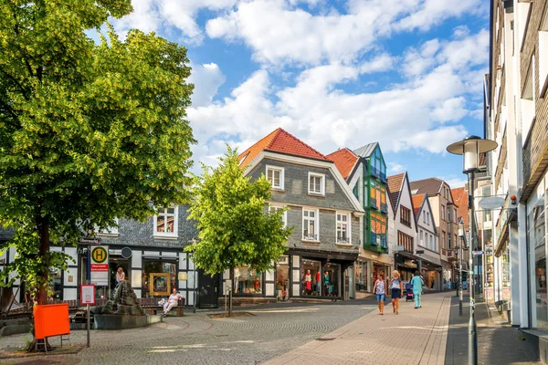Historyczne Miasto Hattingen Niemcy — Zdjęcie stockowe