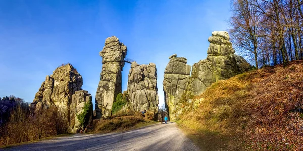 Extern Stones Horn Bad Meinberg Németország — Stock Fotó