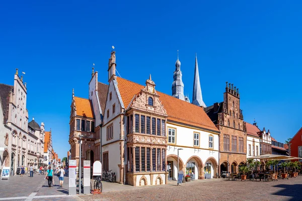 Stadhuis Markt Lemgo Noordrijn Westfalen Duitsland — Stockfoto