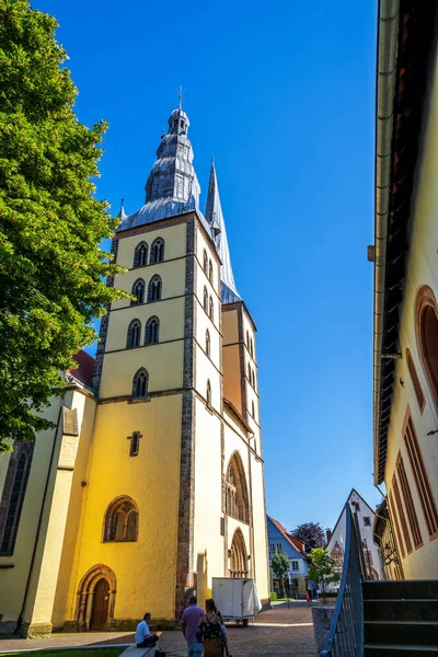 Lemgo Daki Kilise Nordrhein Westfalen Almanya — Stok fotoğraf