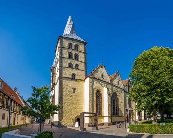 Εκκλησία Στο Lemgo Nordrhein Westfalen Γερμανία — Φωτογραφία Αρχείου