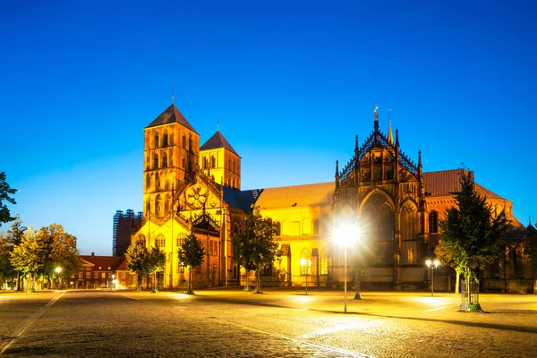 Kathedraal Van Muenster Nordrhein Westfalen Duitsland — Stockfoto
