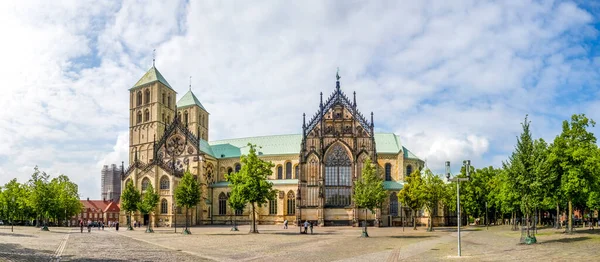 Catedral Muenster Nordrhein Westfalen Alemania — Fotografia de Stock