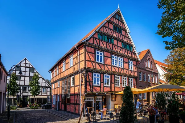 Timbered Houses Rheda Wiedenbrueck Nordrhein Westfalen Germany — Stock Photo, Image