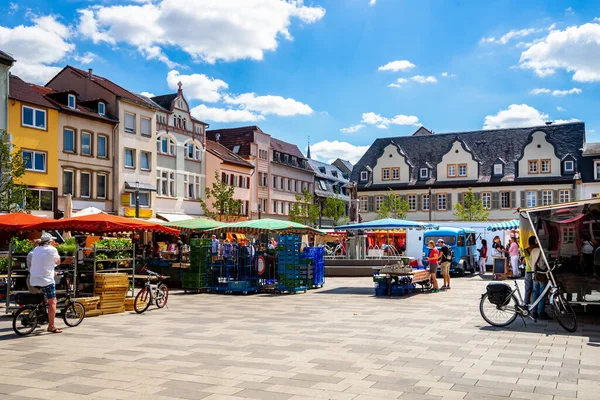 ドイツのBad Kreuznachの市場 — ストック写真