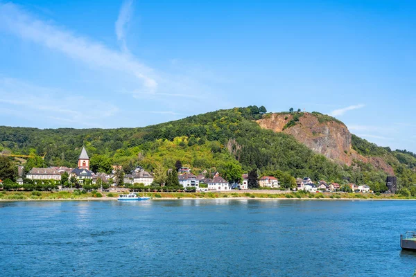 Vista Para Erpel Remagen Rhine Valley Alemanha — Fotografia de Stock