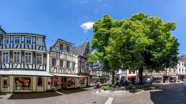 Timbered Houses Linz Rhein Alemanha — Fotografia de Stock