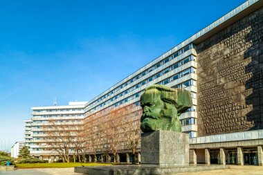 Karl Marx Anıtı, Chemnitz, Almanya 