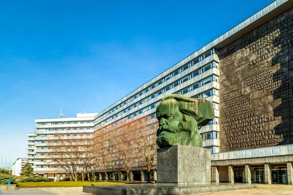 Karl Marx Monument Chemnitz — Stockfoto