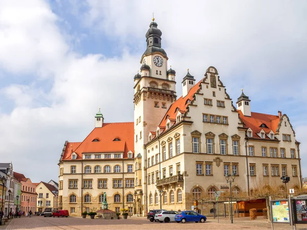 Stadhuis Doebeln Duitsland — Stockfoto