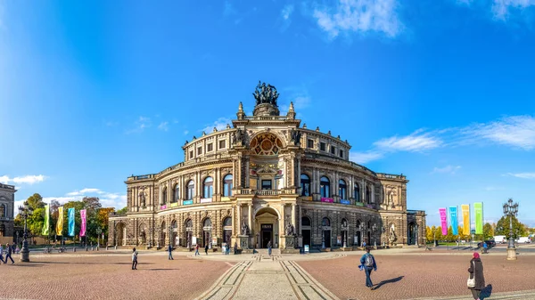 Semperoper Dresden Sachsen Deutschland — Stockfoto