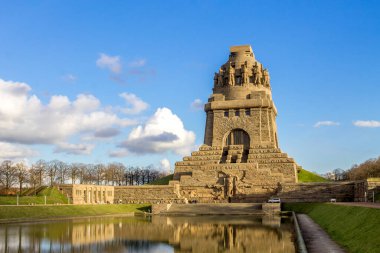 Leipzig, Voelkerschlachtdenkmal, Saksonya, Almanya 